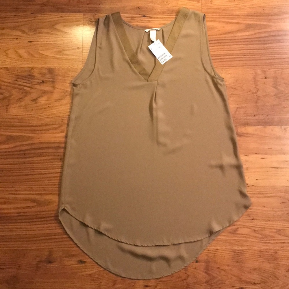 H&M Long Chartreuse Tunic